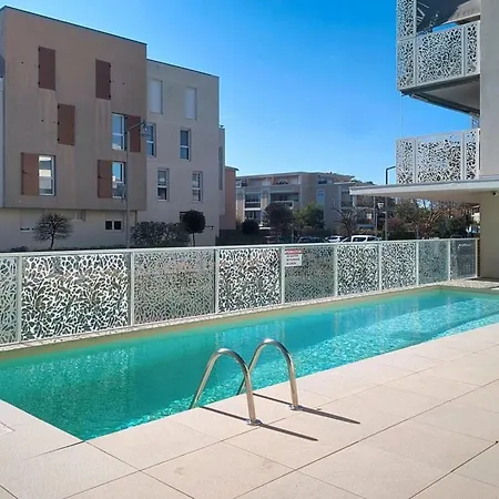 T2 Elegant Avec Clim & Piscine Port 아파트